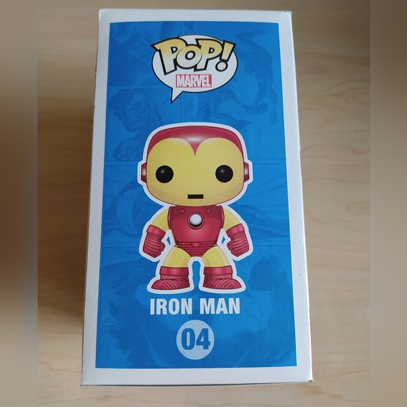 Funko Pop Marvel Iron Man Vinyl Bobble-head 04 - Picture 5 of 7